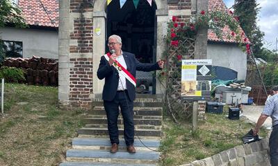 Bart Nevens tijdens zijn toelichting
