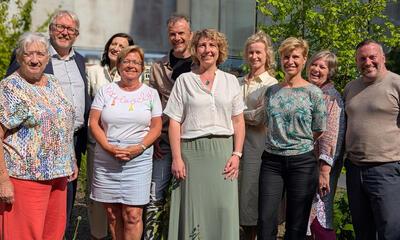 Groepsfoto van de provincieraadsleden N-VA Vlaams-Brabant