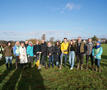 Groepsfoto met de aanwezigen op het Keelveld in Vilvoorde
