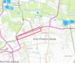 Kaart met de locatie van de nieuwe fietspaden langs de Gravenstraat in Holsbeek.