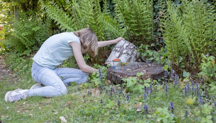 Voorbeeld van onderzoek in de natuur.