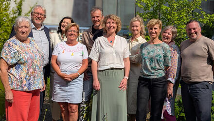 Groepsfoto van de provincieraadsleden N-VA Vlaams-Brabant